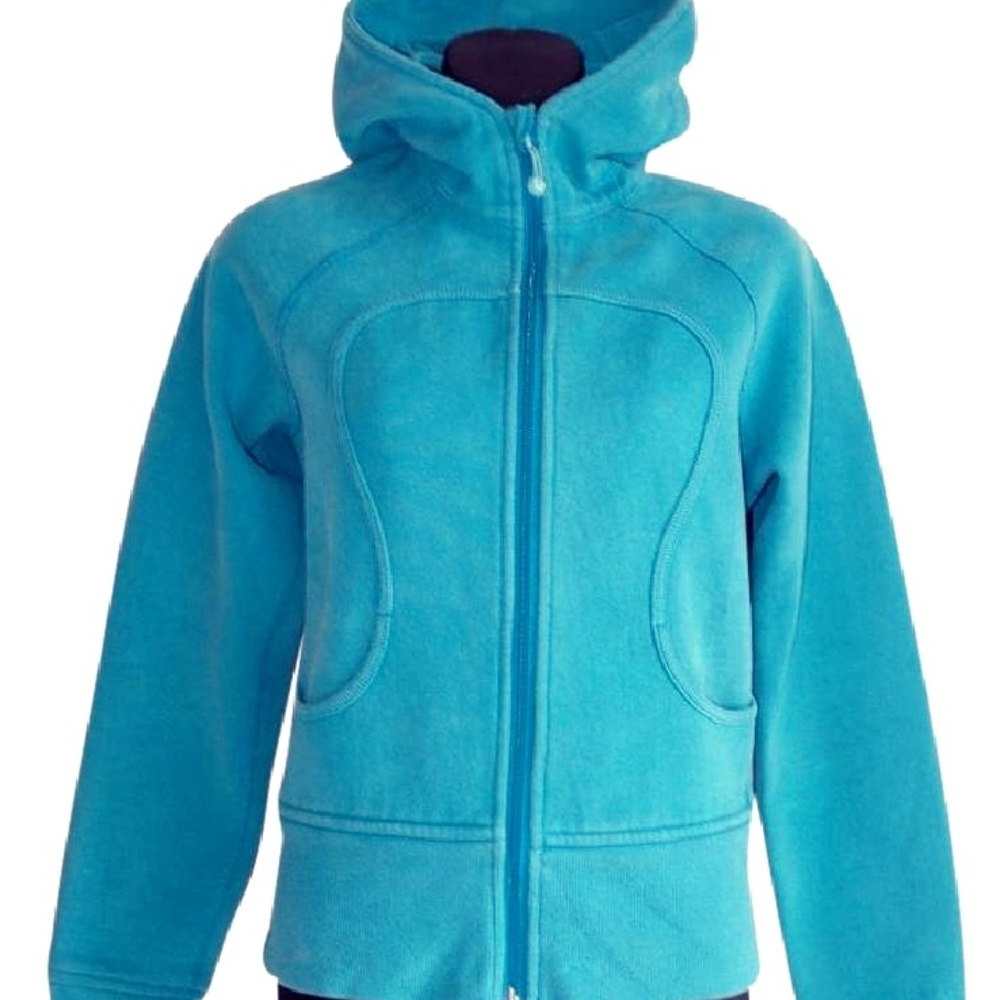 Lulu Lemon Scuba Jacket Blue and Pink